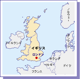 イギリスの地図